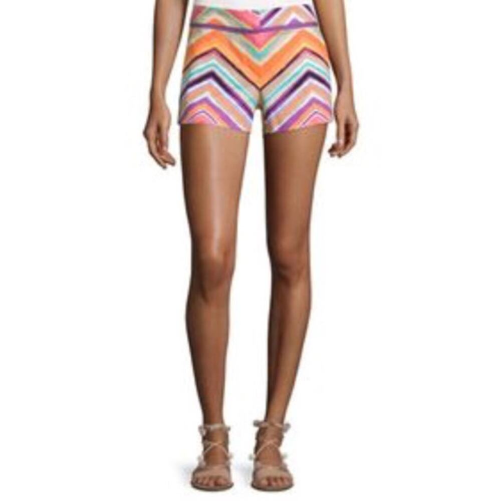 TRINA TURK Stripe Corbin 2 Chevron 4" Shorts | 4